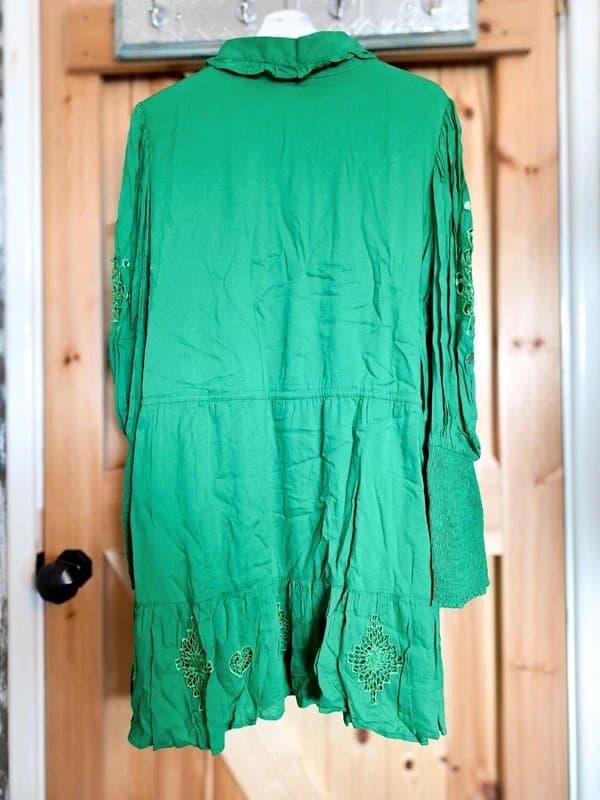 Never Fully Dressed NFD green mini dress size 22
