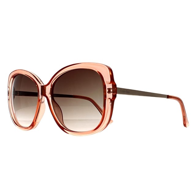 Calvin Klein CALVIN KLEIN Women's Butterfly Dusty Pink Brown Gradient CK22548S - 2