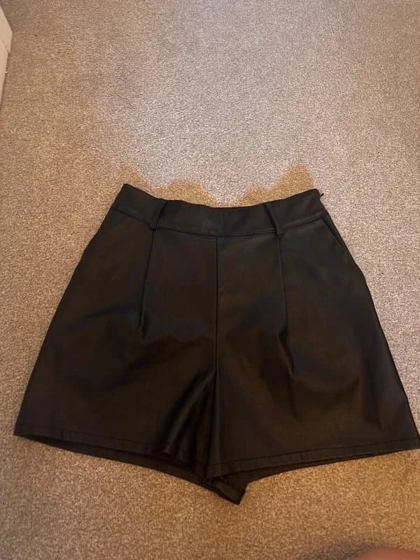 ASOS ASOS leather shorts
