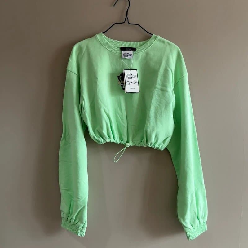 Bershka Bershka x The Powerpuff Girls Cropped Sweatshirt