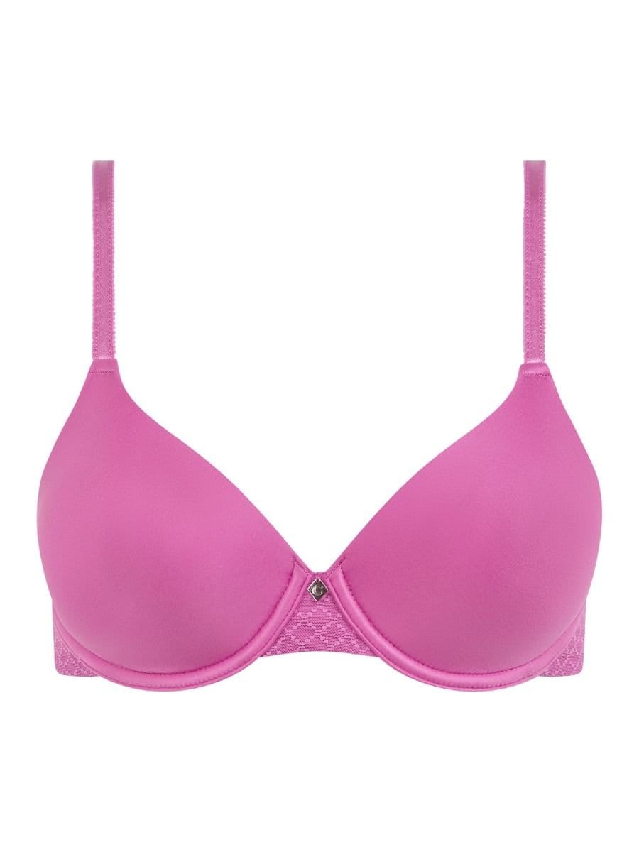 Chantelle Chantelle Women's Norah Chic Covering T-Shirt Bra in Pink - 4
