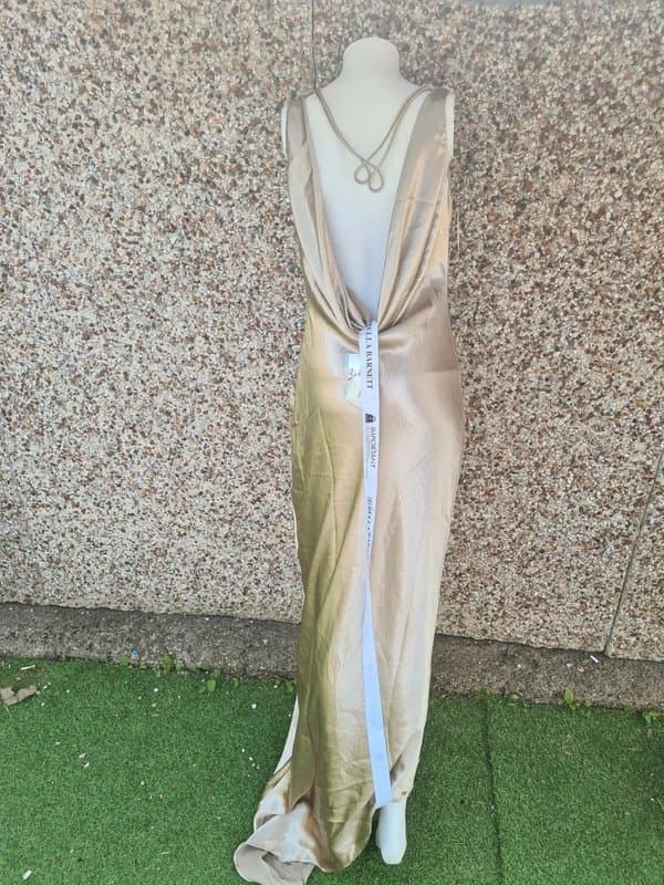 Bella Barnett Bella Barnett Emily Liquid Metallic Maxi Dress | Size L (UK14–16) | BNWT | Sold Out