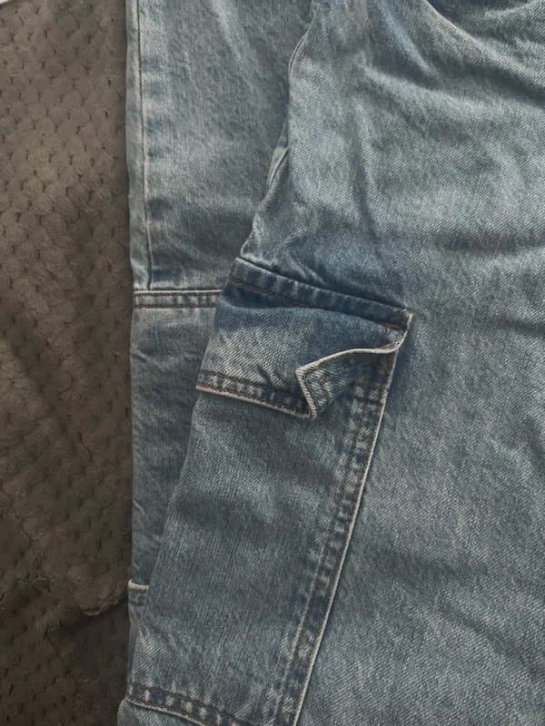 New Look Denim Cargo Jeans
