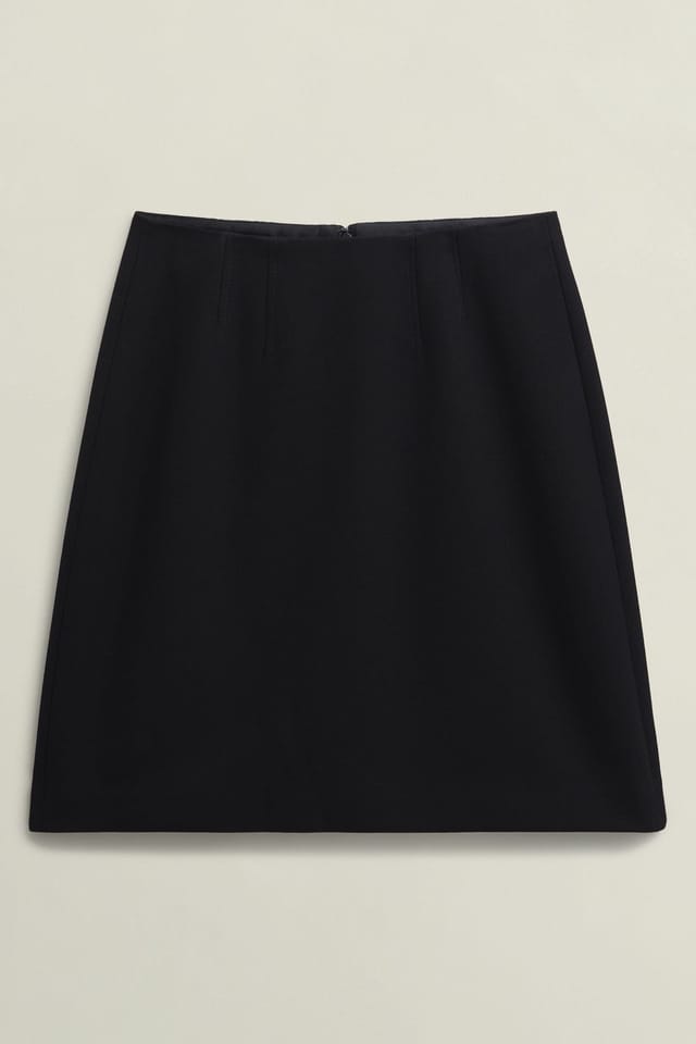 Hobbs London Hobbs London Women's Mia A-Line Skirt in True Black - 2
