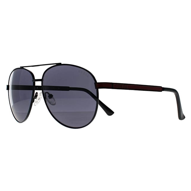 Guess Guess Men's Aviator Shiny Black Grey GF5110 - 2