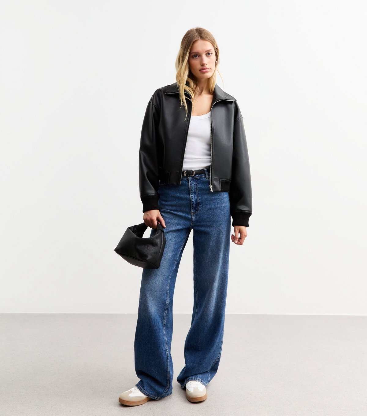 New Look Women's White Wide Strap Scoop Neck Ribbed Vest New Look - 3