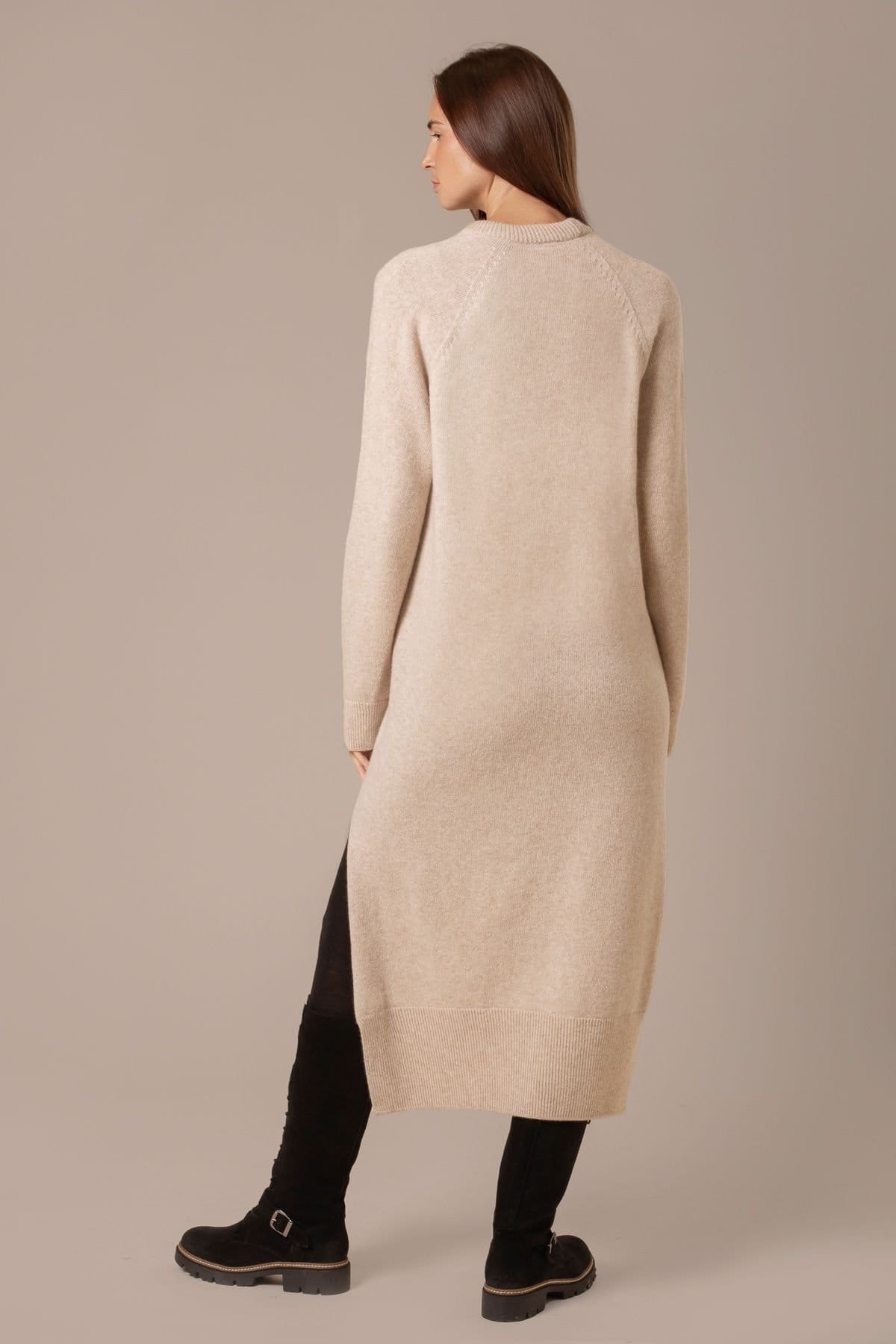 Celtic & Co Celtic & Co Women's Longline Slouch Dress in Cream - 4