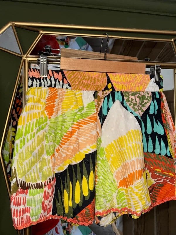 Never Fully Dressed Fiji Eliza Multi-Coloured Shorts Size 12