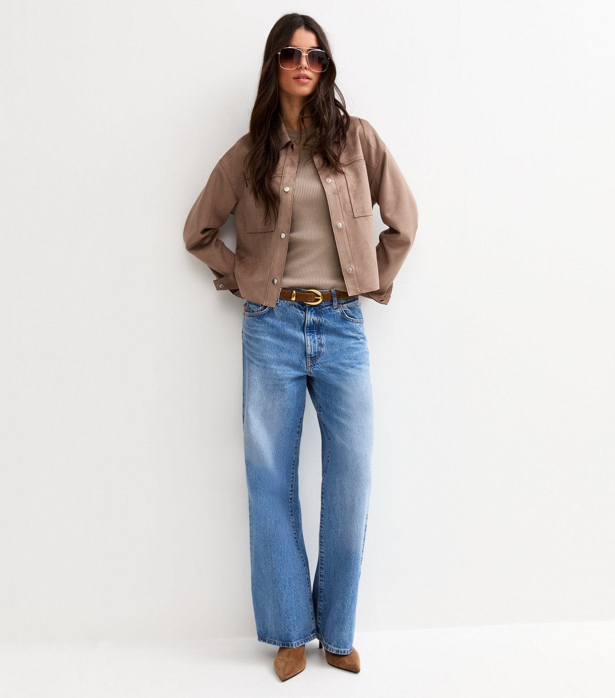 New Look Women's Mink Lightweight Rib Crew Neck Vest Top New Look - 2