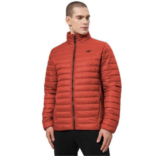 4F 4F Men's Quilted Jacket in Red - 3