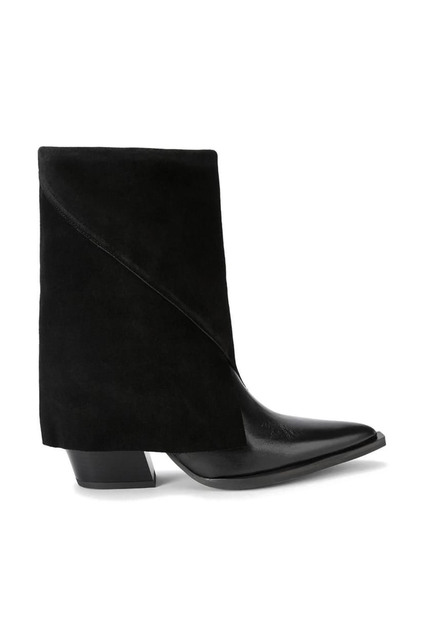 Steve Madden STEVE MADDEN Women's 'Mccoy 213' Leather Suede Boots in Black - 1