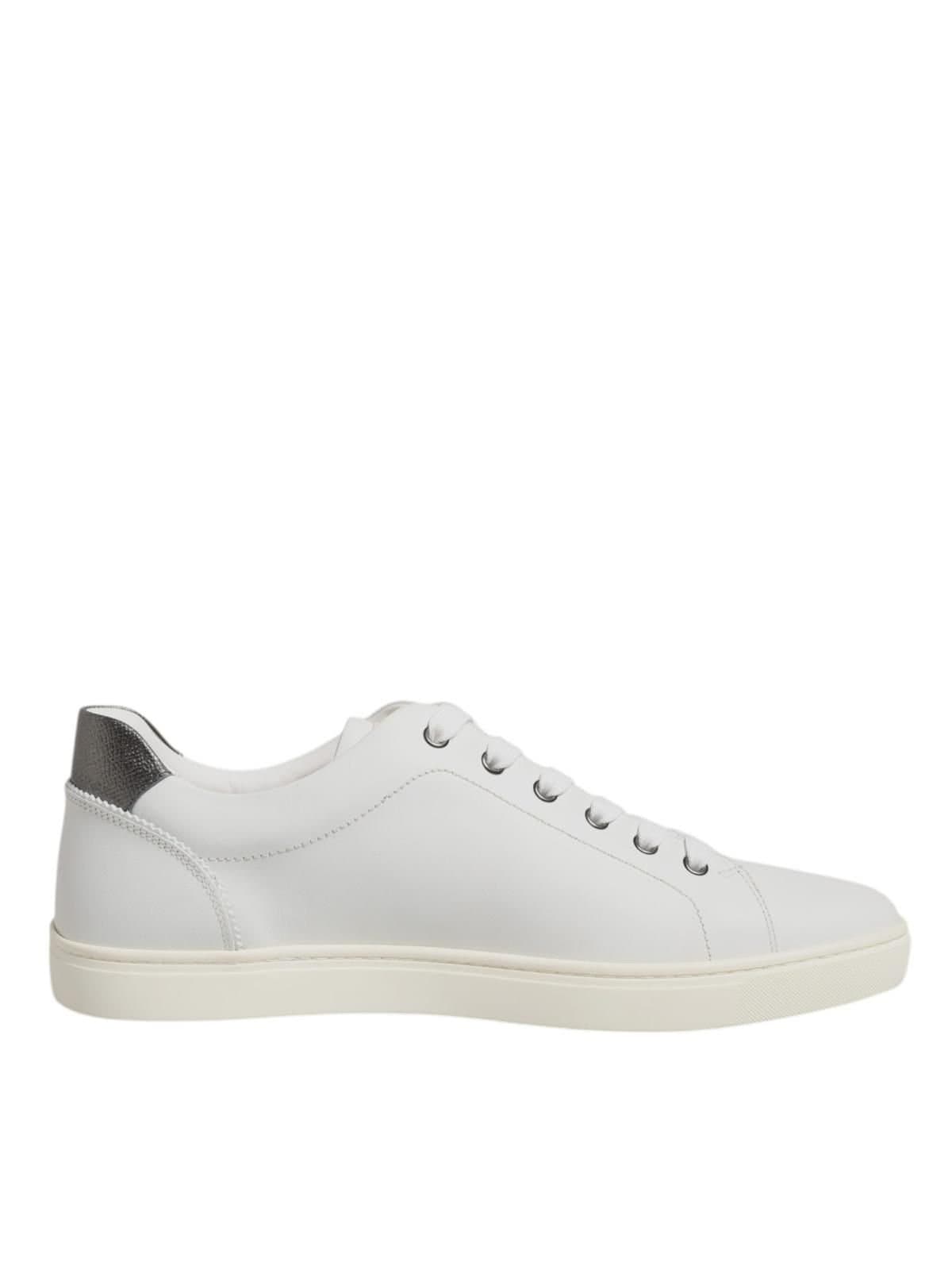 Dolce & Gabbana Dolce & Gabbana Men's White Sacred Heart Low Top Sneakers
