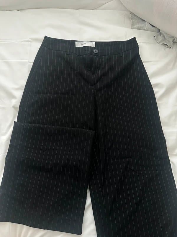 Bershka Berskha pin striped trousers