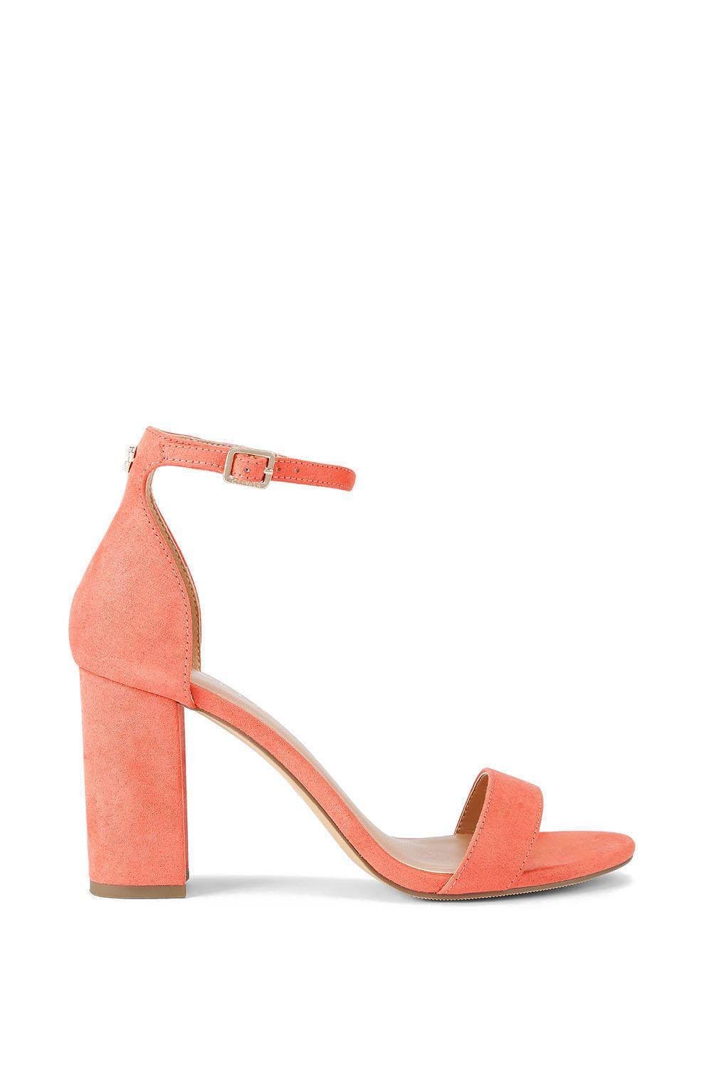Carvela Carvela Women's 'Capo Block Heel' Fabric Heels in Orange - 3