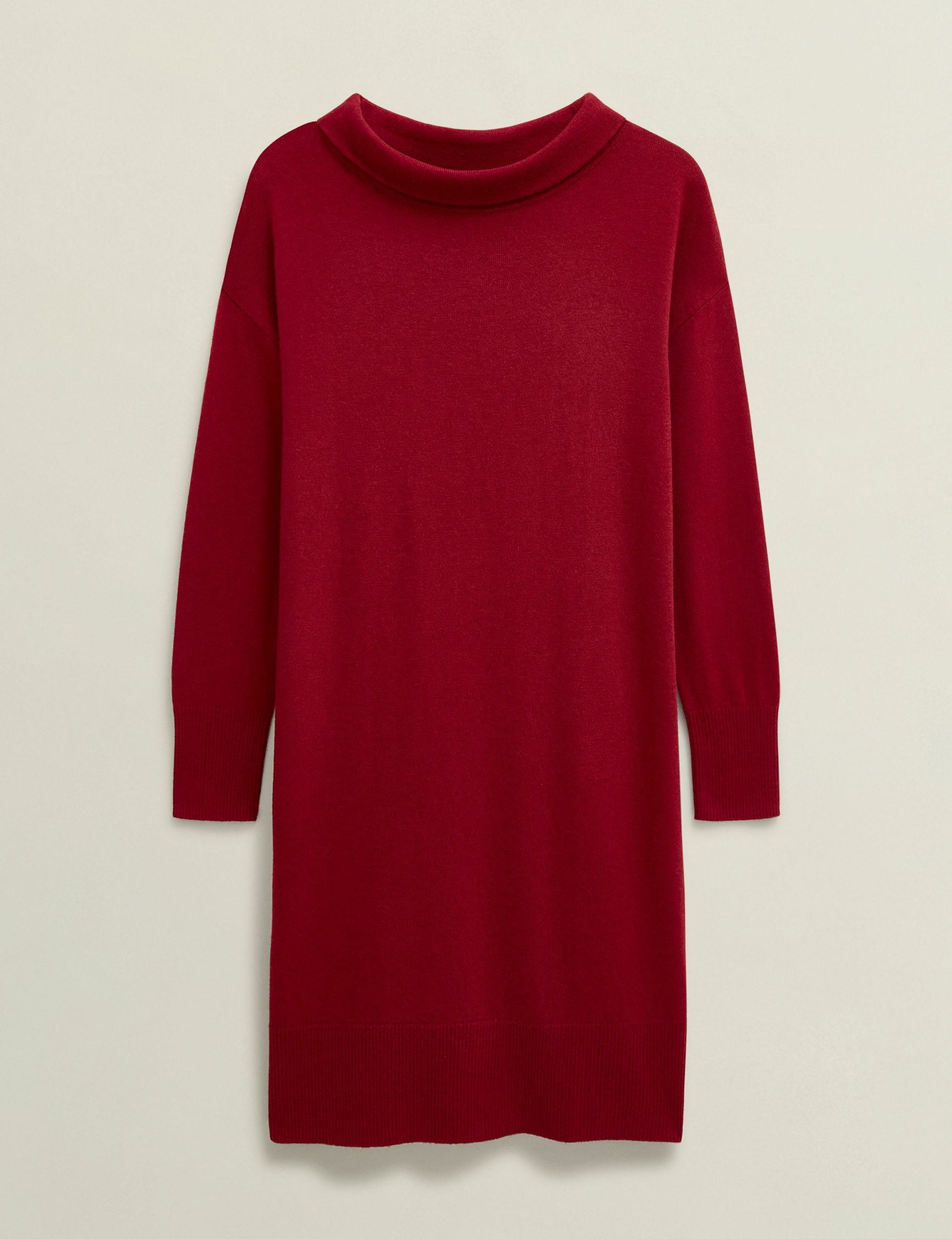 Hobbs London Hobbs London Women's Audrey Knitted Dress in Wine - 2