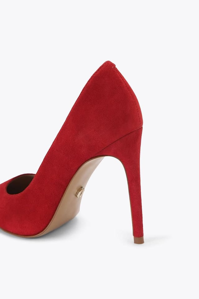 Carvela Carvela Women's 'Eterno Court' Suede Heels in Red - 3
