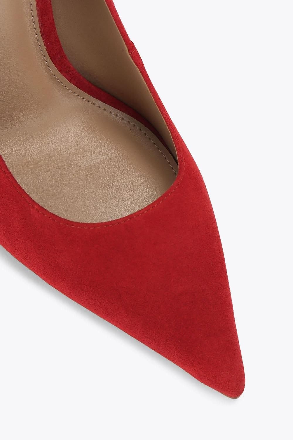 Carvela Carvela Women's 'Eterno Court' Suede Heels in Red - 4