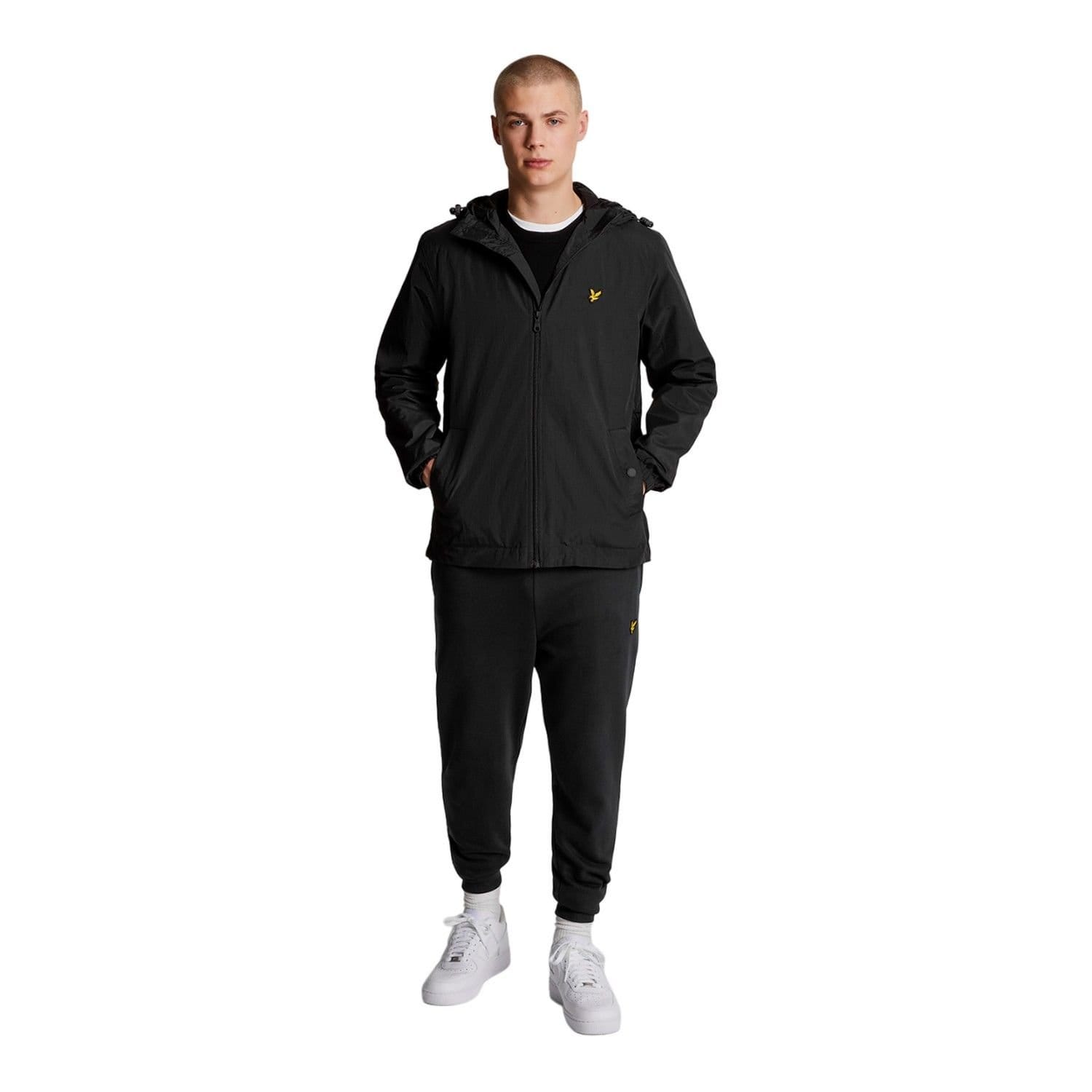 Lyle & Scott Lyle & Scott Men's Hooded Full Zip Jacket in Black - 4