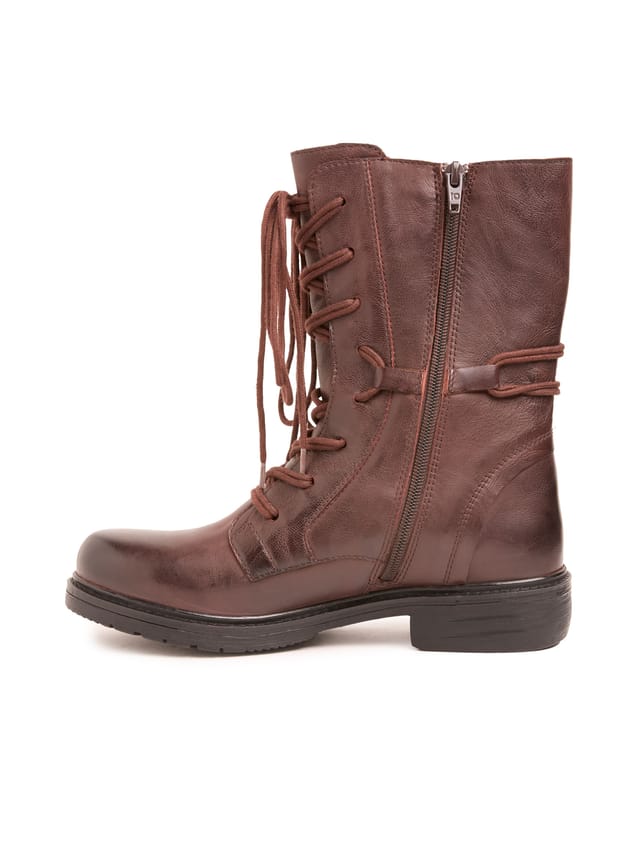 Celtic & Co Celtic & Co Women's Tall Ankle Derby Boot in Chocolate - 2