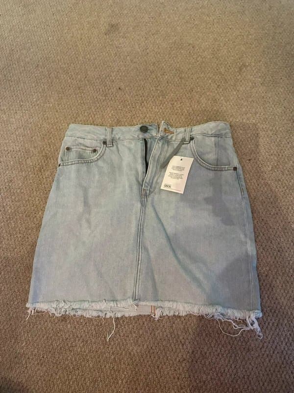 ASOS Asos high waist denim skirt