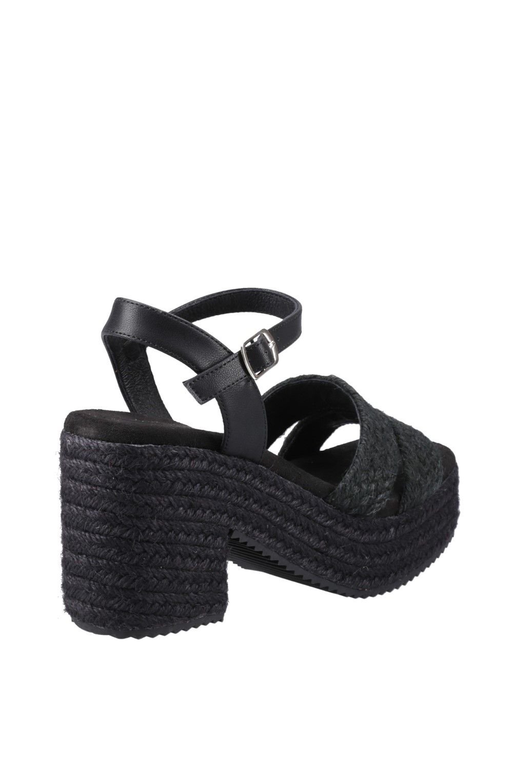 Hush Puppies Hush Puppies Women's Jamelia Espadrille Heel Sandal in Black - 2