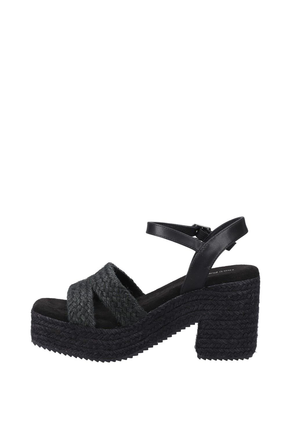 Hush Puppies Hush Puppies Women's Jamelia Espadrille Heel Sandal in Black - 4