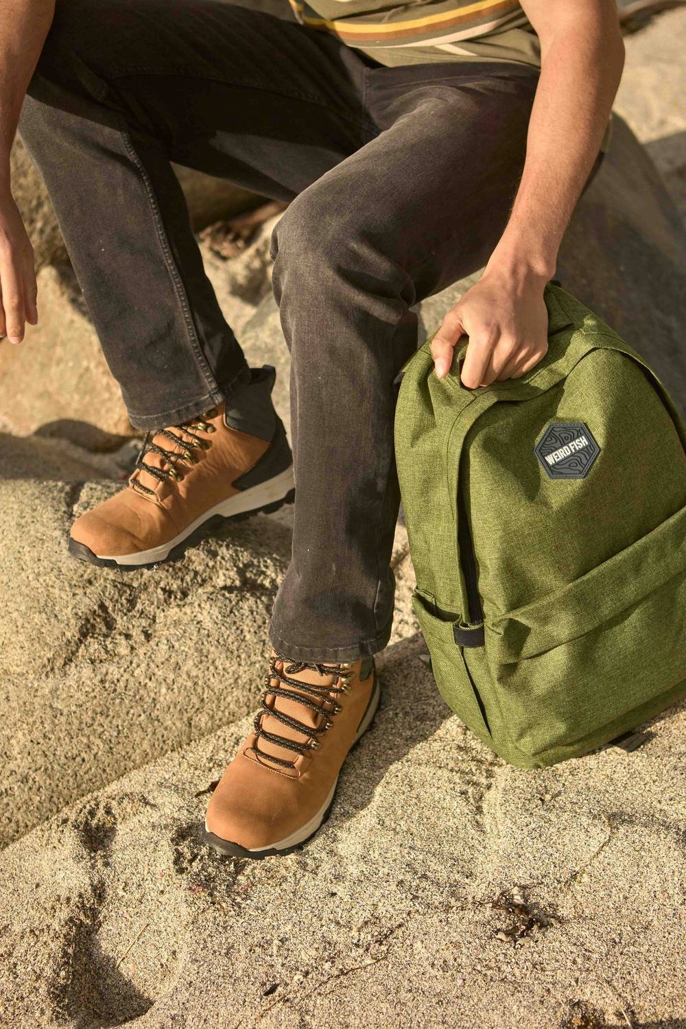 Weird Fish Weird Fish Men's Beech Waterproof Walking Boot in Tan - 3