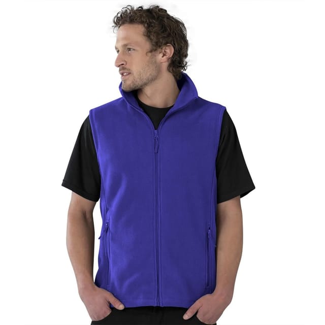 Russel Russel Men's Fleece Gilet Jacket Bodywarmer in Royal - 2