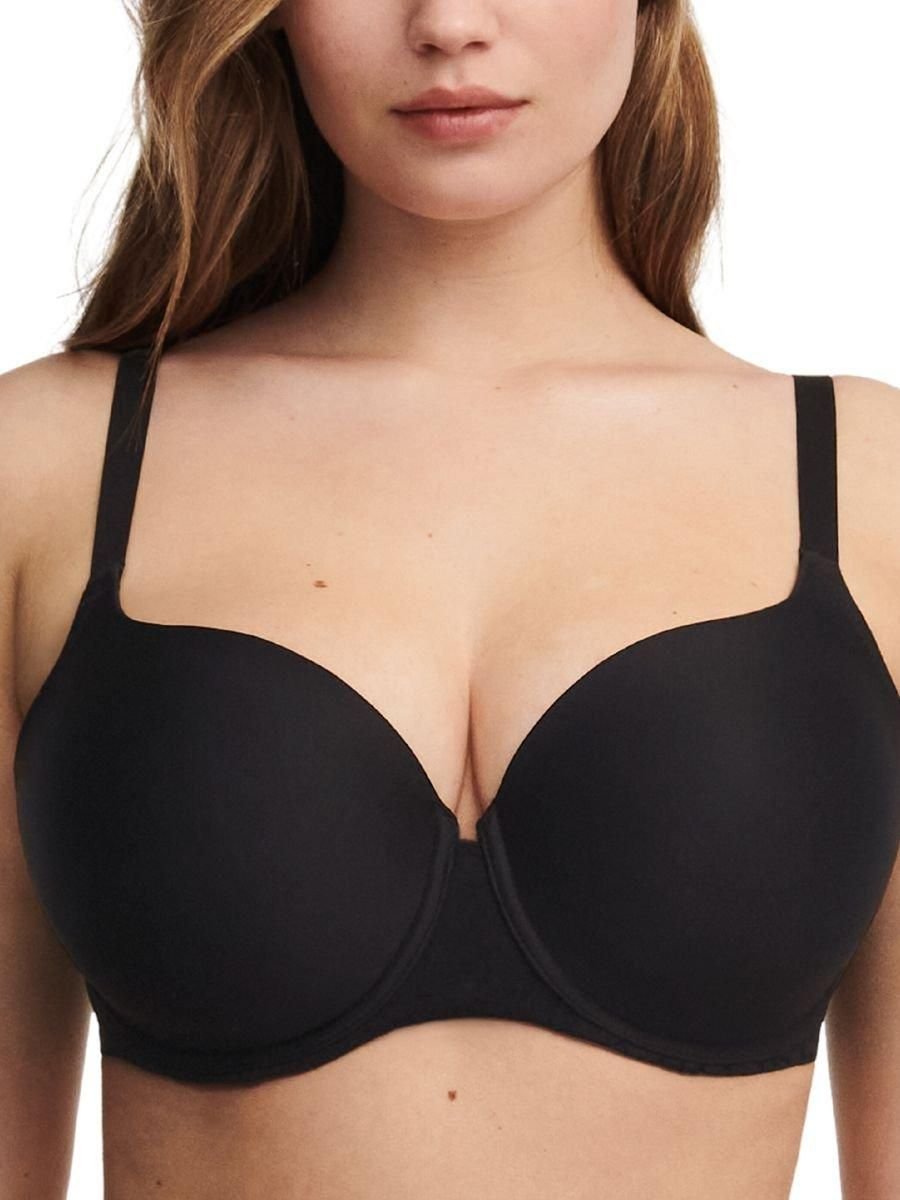 Chantelle Chantelle Women's Norah Covering T-Shirt Bra in Black - 2