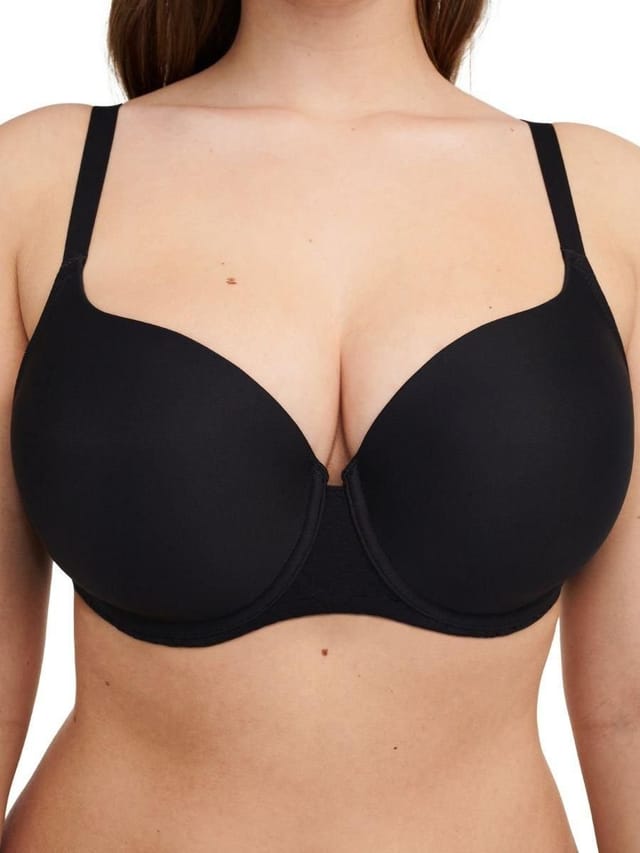 Chantelle Chantelle Women's Norah Covering T-Shirt Bra in Black - 3