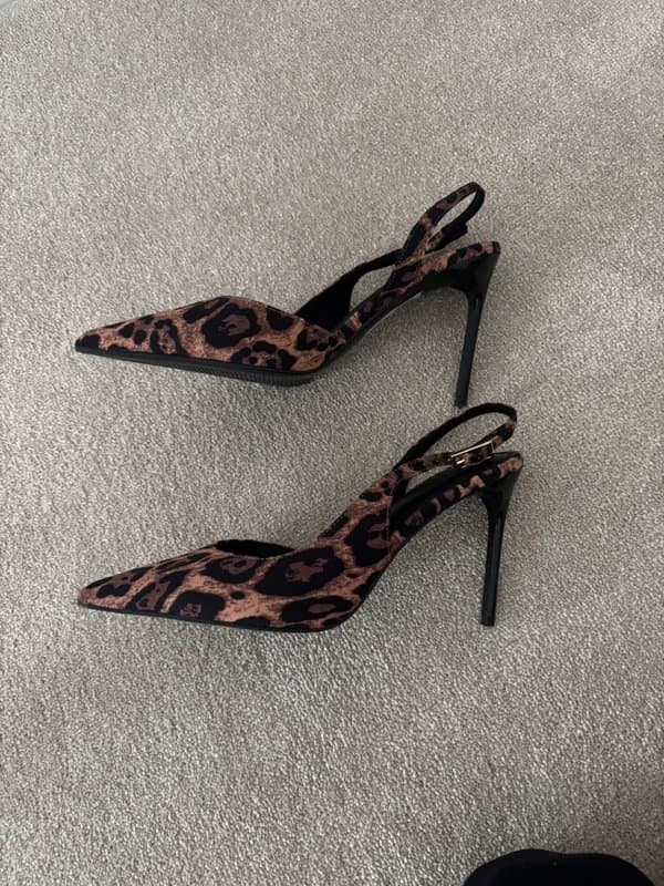 ASOS ASOS leopard sling backs