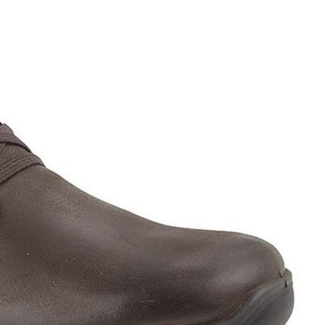 IMAC IMAC Men's Leather 4 Eye D Ring Laced Ankle Boot in Dark Brown - 2