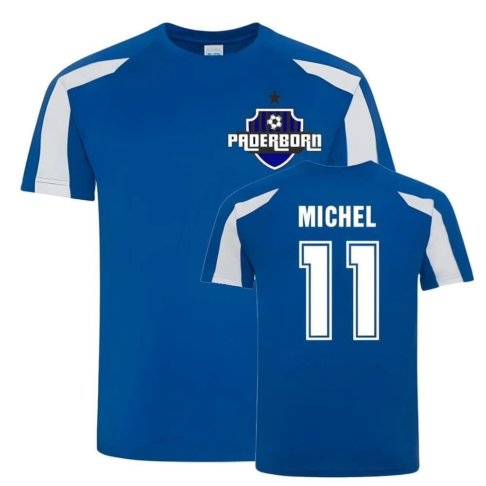 SC Paderborn SC Paderborn Men's Sven Michel Paderborn Sports Training Jersey in Blue