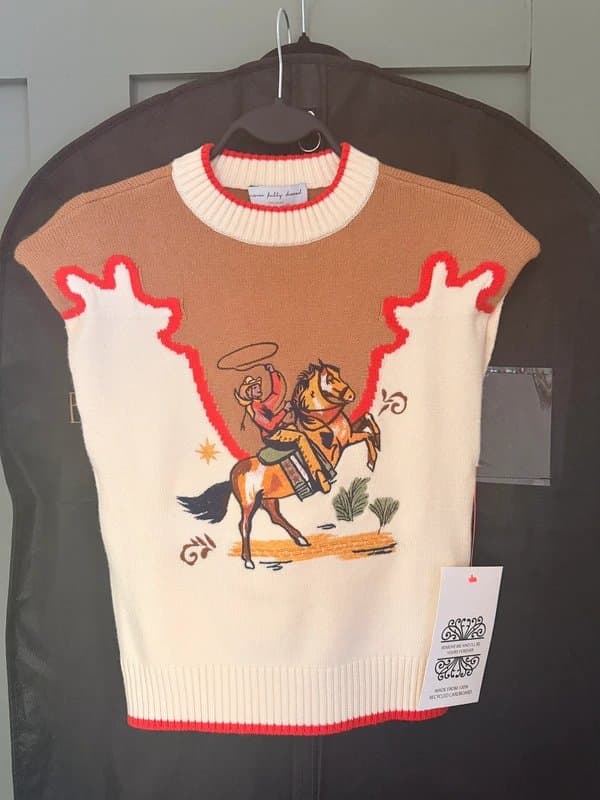 Never Fully Dressed Never fully dressed western knit vest