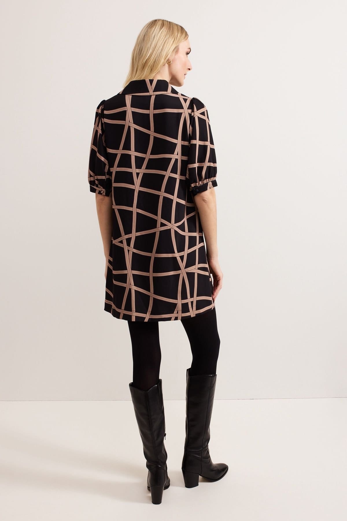 Phase Eight Phase Eight Women's Darlia Ribbon Tunic Dress in Black - 4