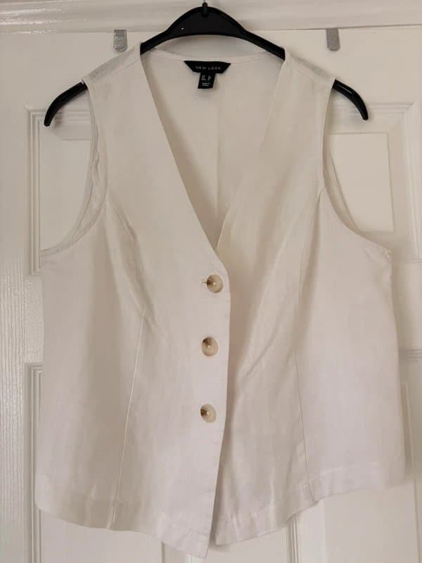 New Look Linen waistcoat