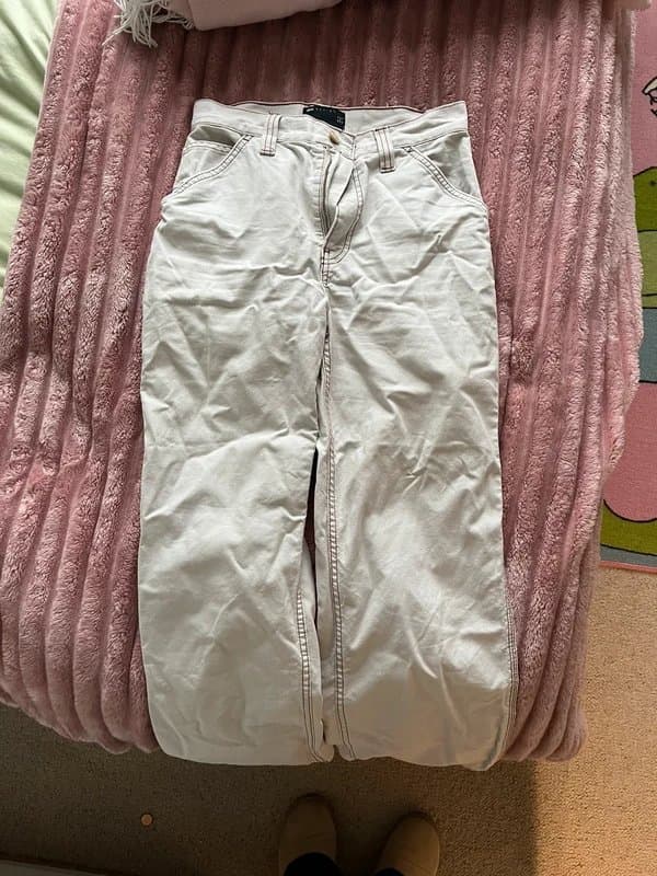 ASOS White jeans contrast stitch