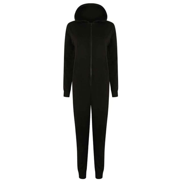 SF Men SF Men Men's Plain Black Sleepsuit - 2