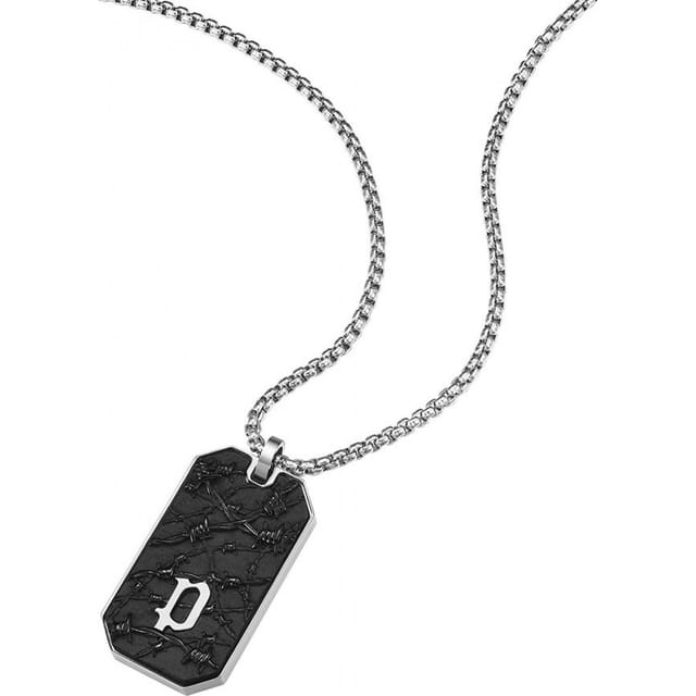 Police Police Men's PEAGN0033802 Wire Necklace in Silver - 2