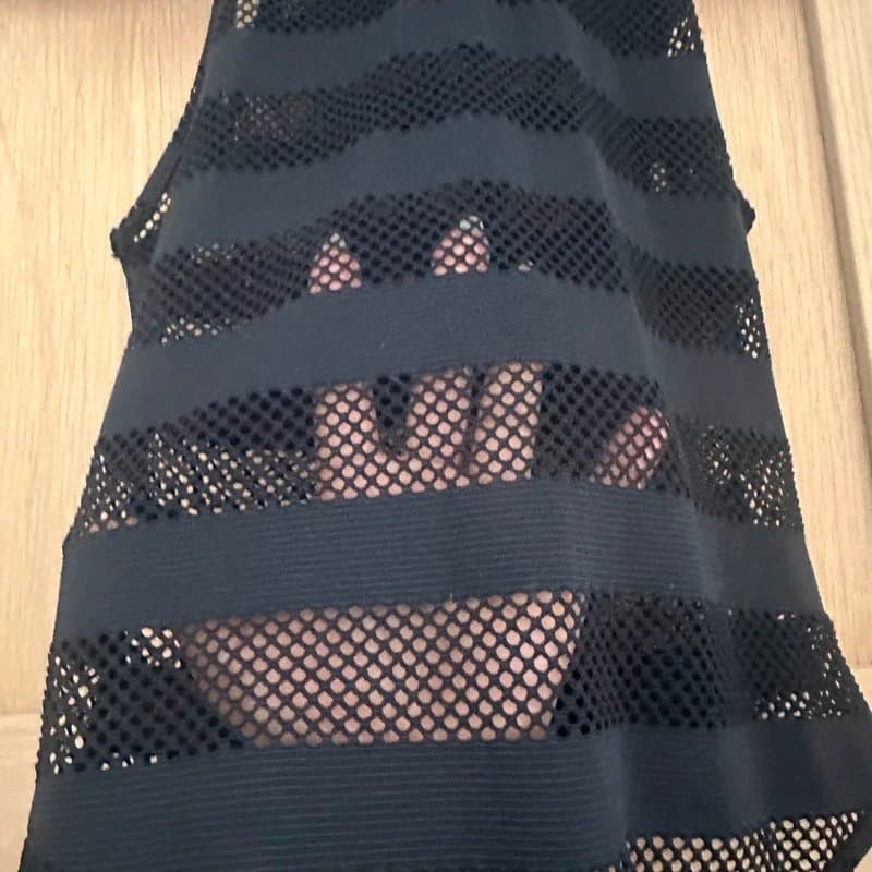 ASOS Mesh Striped Bodysuit