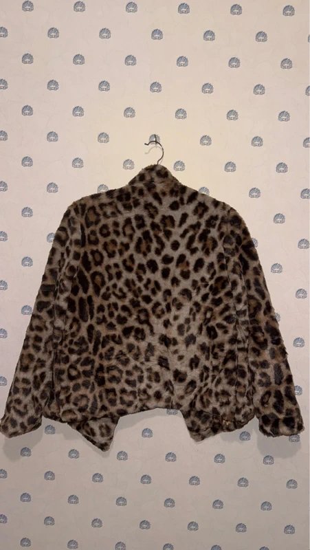 ASOS Leopard Print Fur Coat - 1