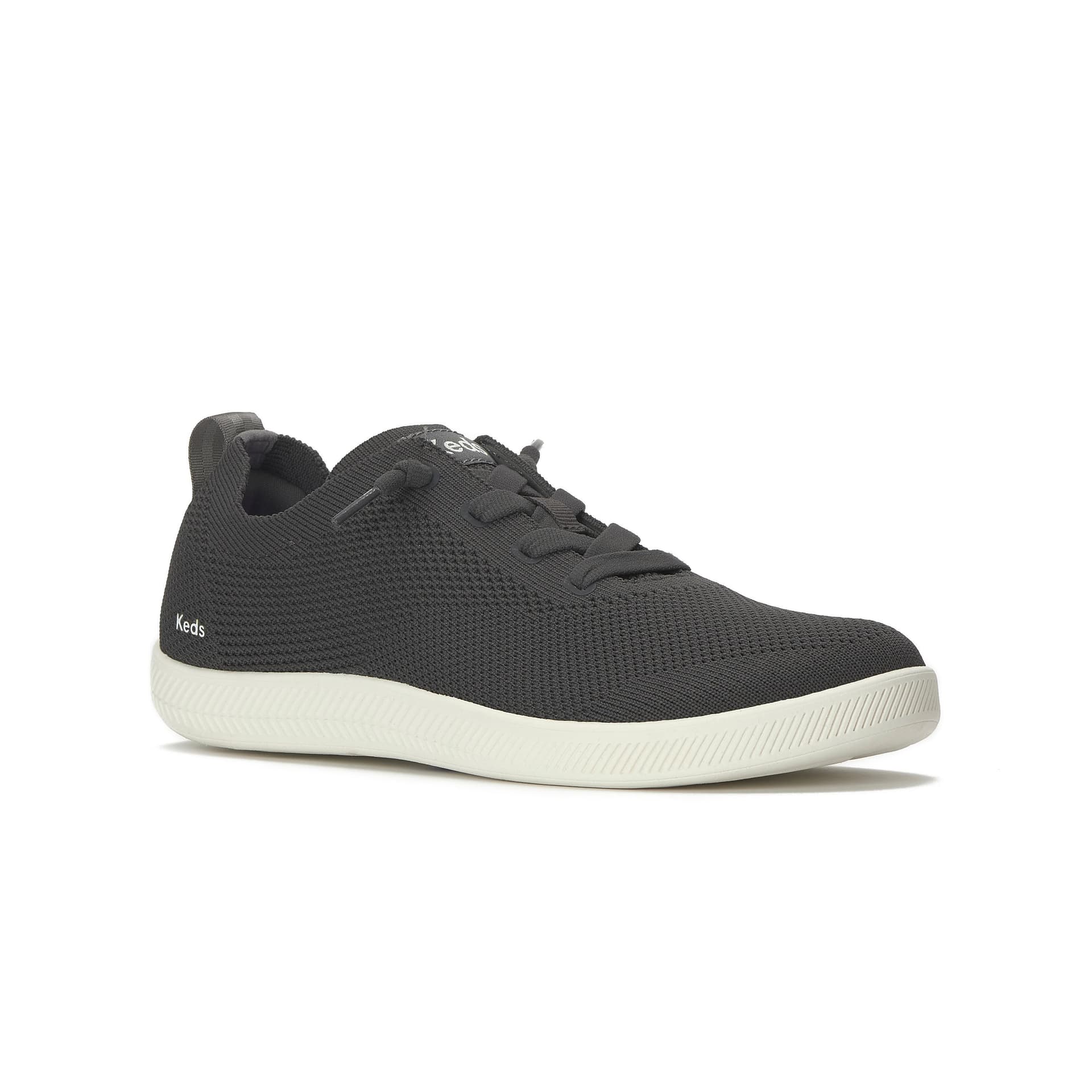 keds Keds Women's Blissmove Champ Eng Knit Sneaker in Dark Grey