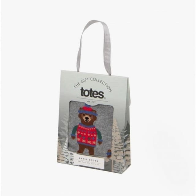 Totes Toasties Totes Toasties Men's Toasties Ankle Cotton Blend Socks - 3