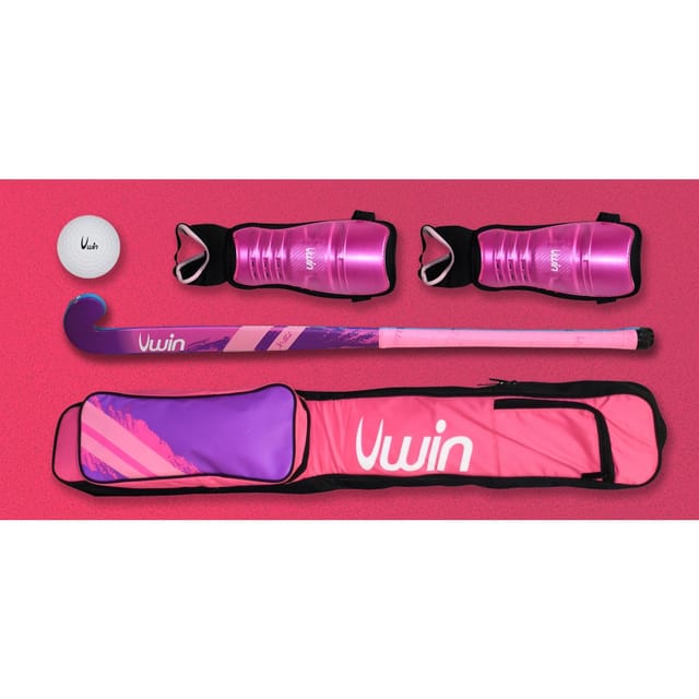 Uwin Uwin Men's Hockey Stick Bag in Pink - 2