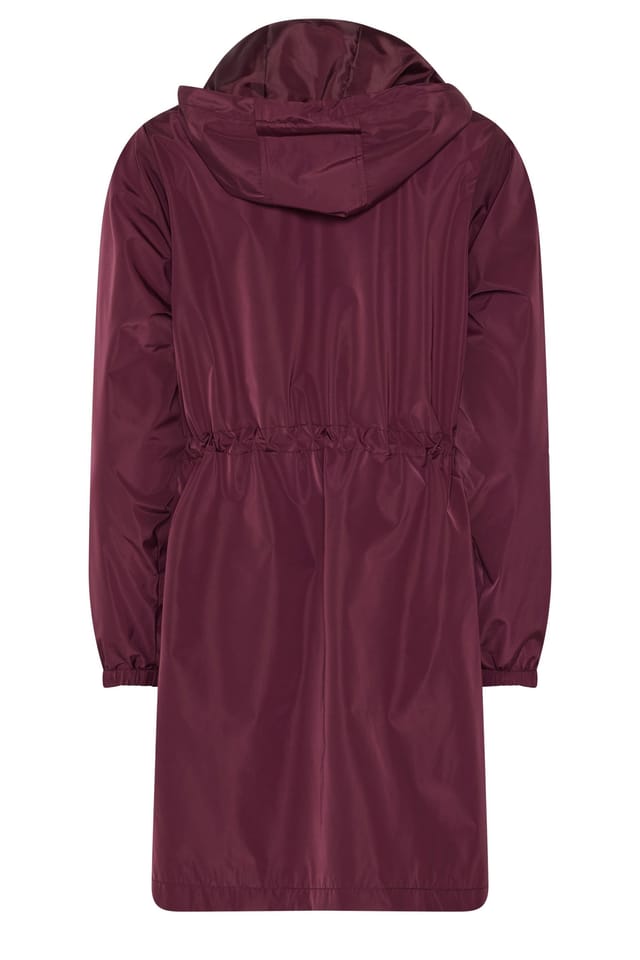 M&Co M&Co Women's Rain Jacket in Wine - 3