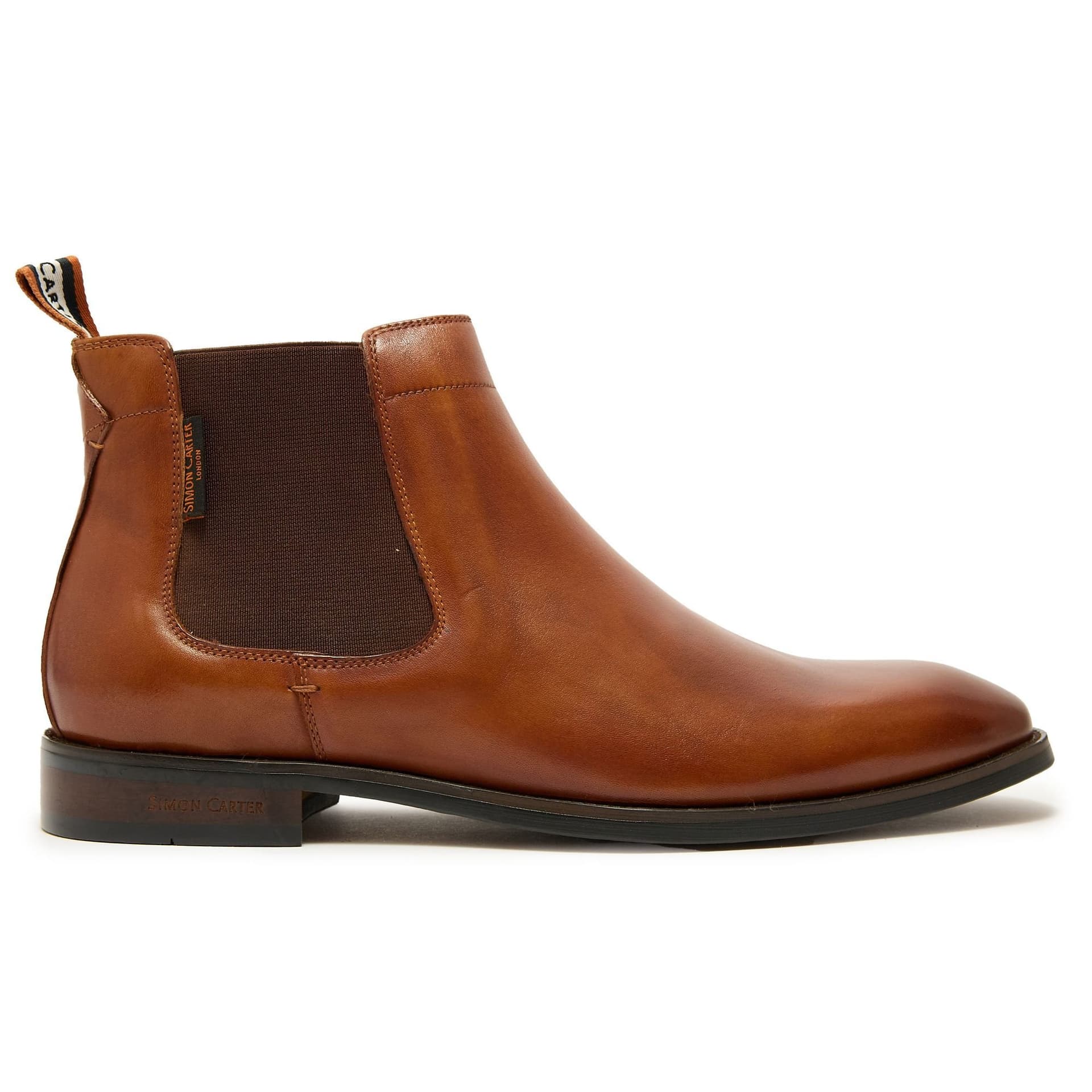 Simon Carter SIMON CARTER Men's Gibson Chelsea Boots in Tan