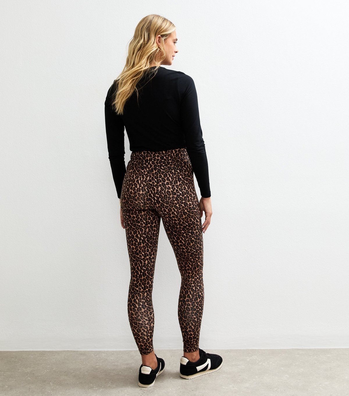 New Look Women's Maternity Brown Leopard Print Leggings New Look - 4