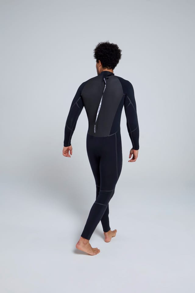 Animal Animal Men's 'Holmes' UV Protect 5mm Neoprene GBS Seams Full Body Winter Wetsuit in Black - 2
