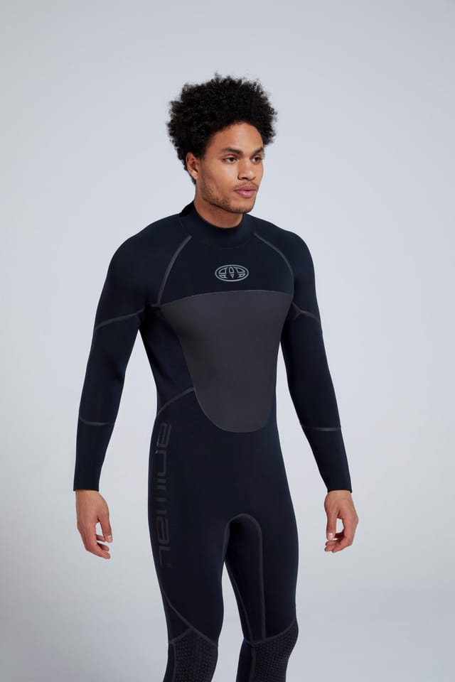 Animal Animal Men's 'Holmes' UV Protect 5mm Neoprene GBS Seams Full Body Winter Wetsuit in Black - 3