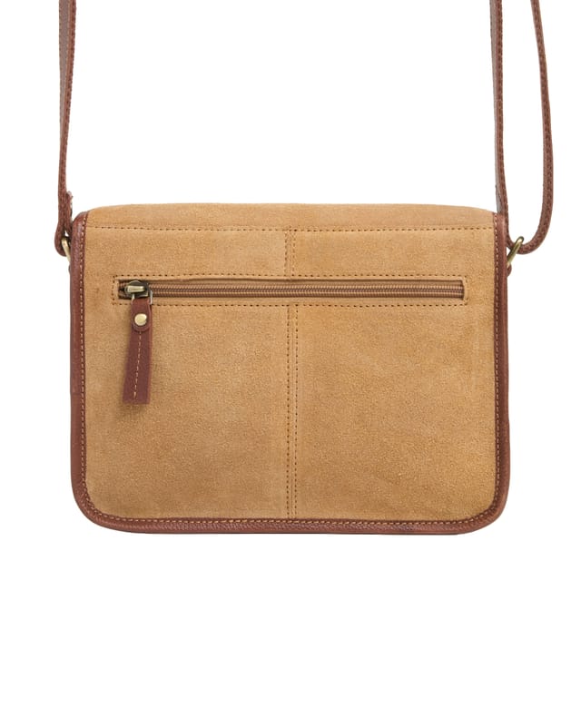 Celtic & Co Celtic & Co Women's Stud Strap Cross Body Bag in Light Tan - 2